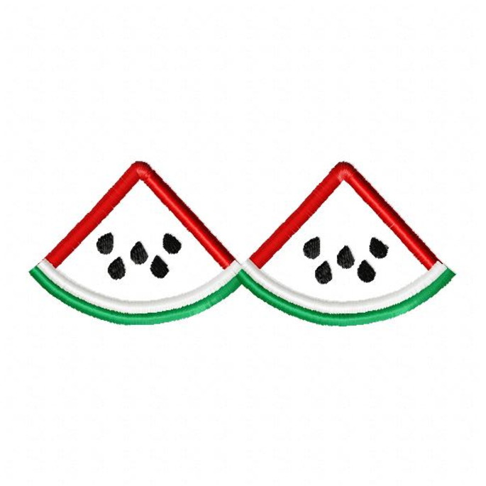 Imagem 1 - Matriz Melancia Aplique Matrizes Bordado