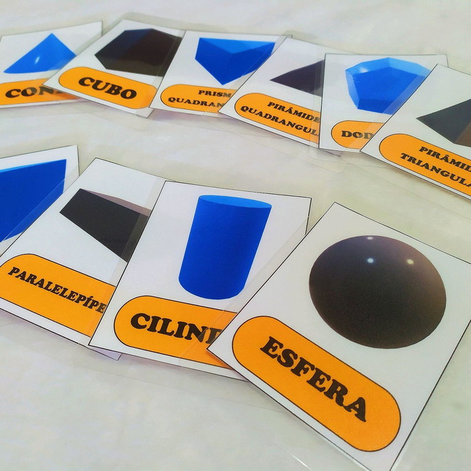 Imagem 2 - Flashcards: Formas geométricas 3D