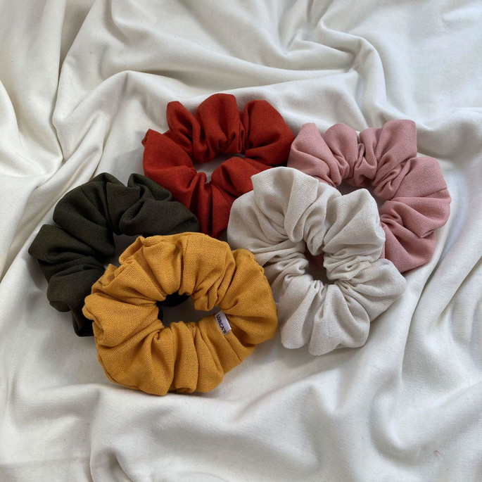 Imagem 1 - Scrunchie simples em linho