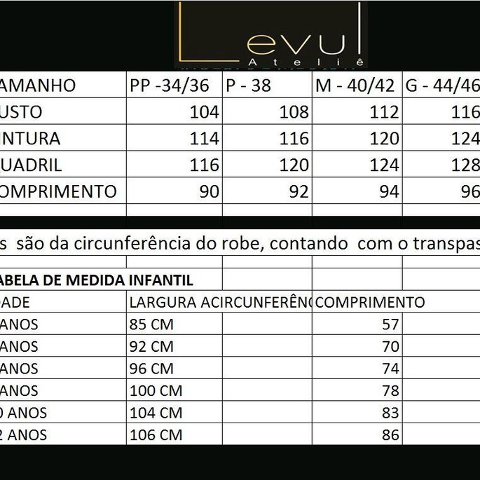 Imagem 2 - 1 Robe de Cetim com Elastano com Renda