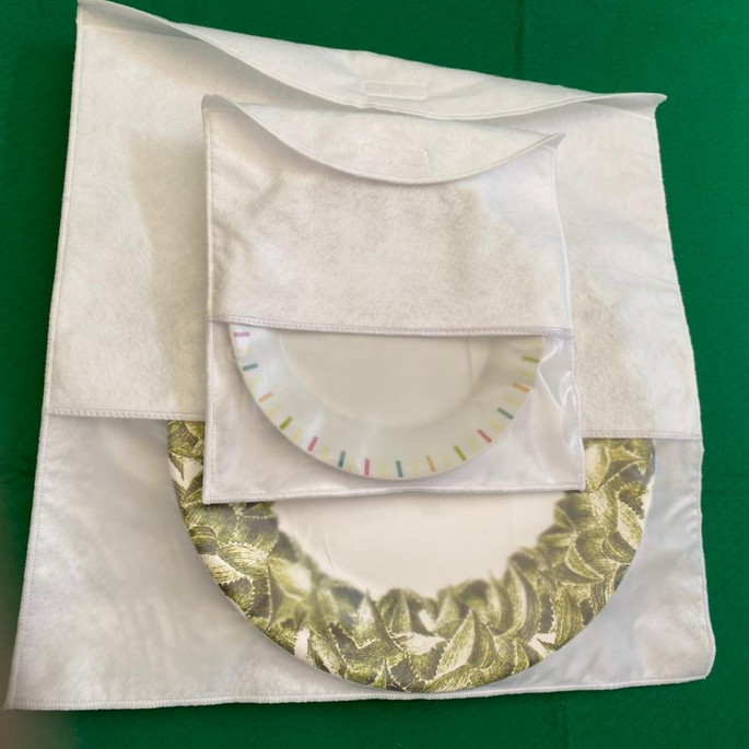 Imagem 1 - kit Envelope com visor para pratos com 12 unidades
