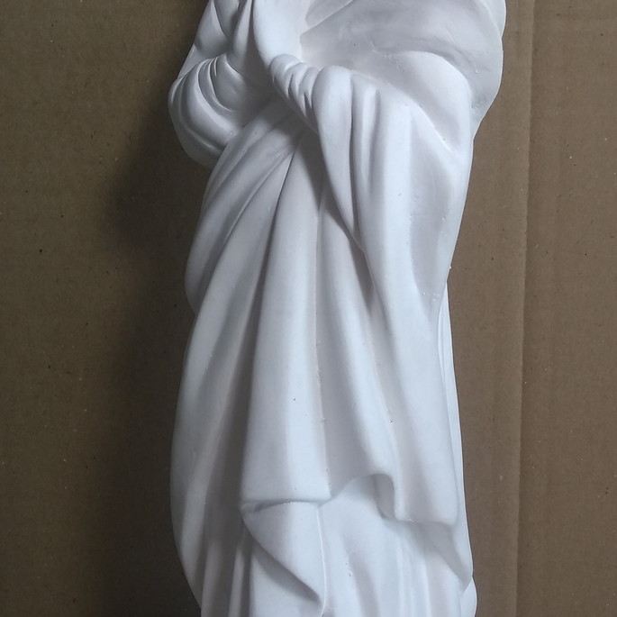 Imagem 4 - Imagem Santa Sara Escultura em Gesso Cru Grande para Pintar