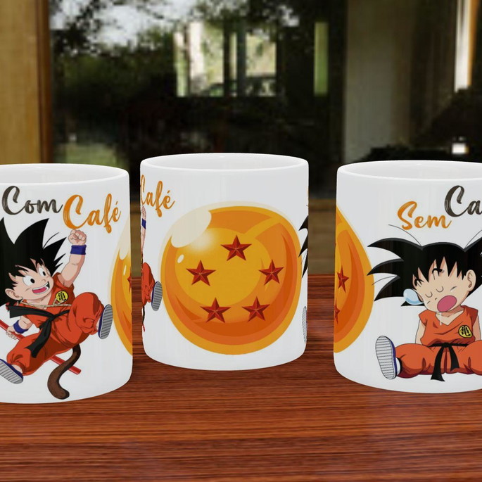 Imagem 1 - Caneca Goku com Café sem Café