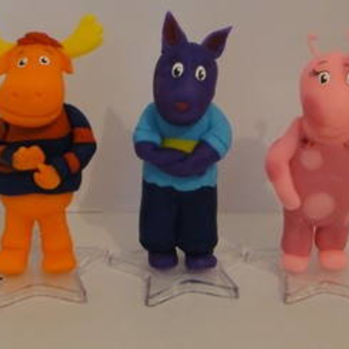 Imagem 1 - Backyardigans modelados