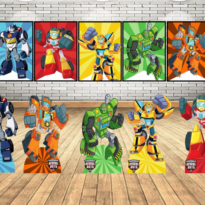 Imagem 1 - TRANSFORMERS RESCUE BOT displays Kit