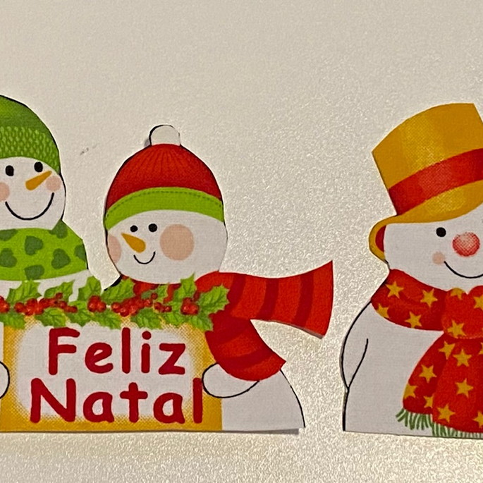 Imagem 2 - Patch Aplique Termocolante Boneco de Neves