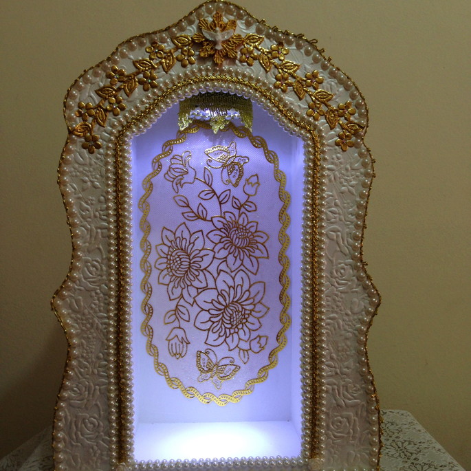 Imagem 2 - Oratório Texturizado 40cm + Led