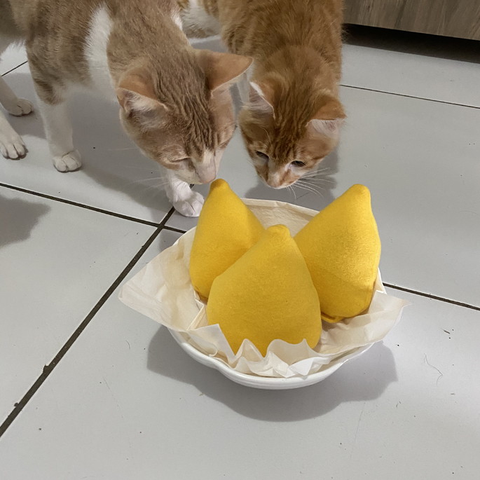 Imagem 3 - brinquedo coxinha com catnip para gatos