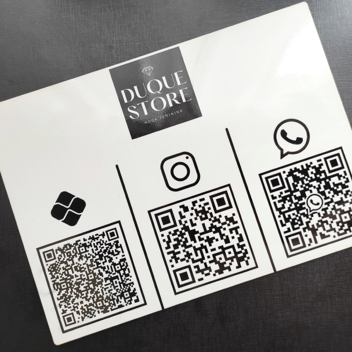 Imagem 2 - Quadro MDF logo e QR code