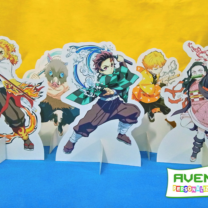 Imagem 1 - Kit com 05 Display de Mesa Demon Slayer-