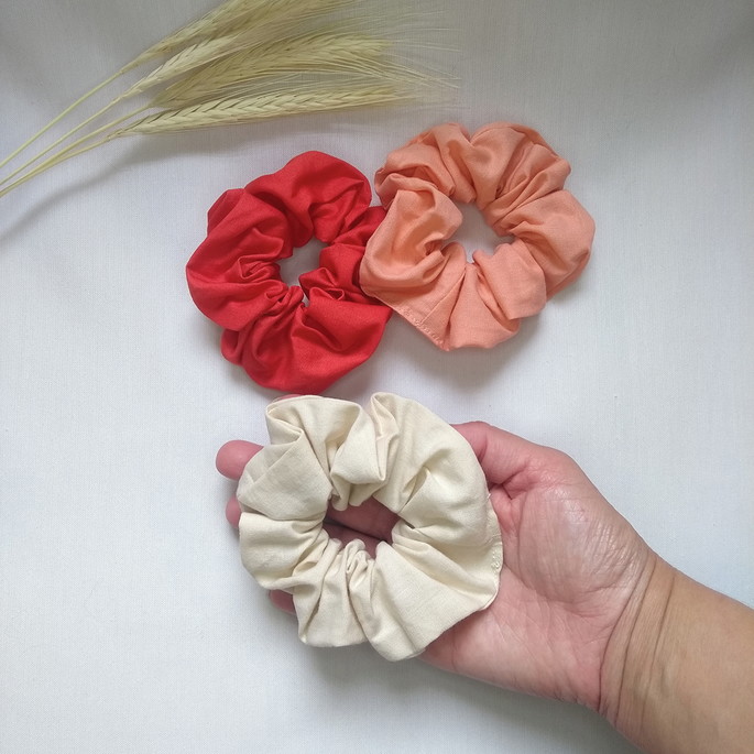 Imagem 2 - Kit Scrunchie Basico - Tons 1