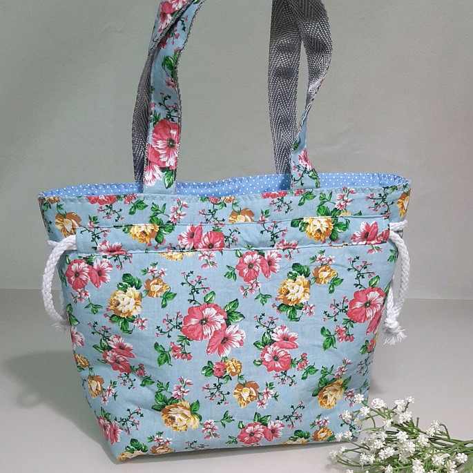 Imagem 1 - Bolsa de Tecido com Cordão sem Zíper