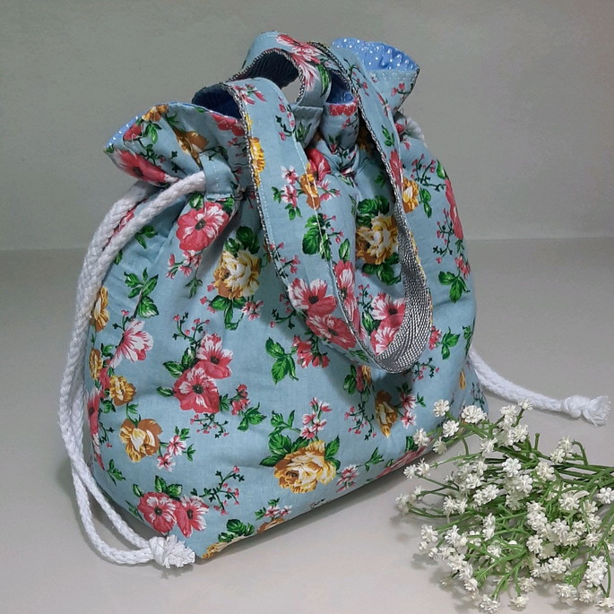 Imagem 3 - Bolsa de Tecido com Cordão sem Zíper