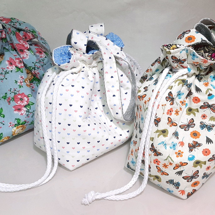 Imagem 5 - Bolsa de Tecido com Cordão sem Zíper