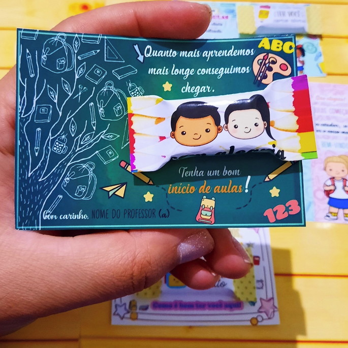 Imagem 5 - Volta as Aulas- Cartão com Balinha