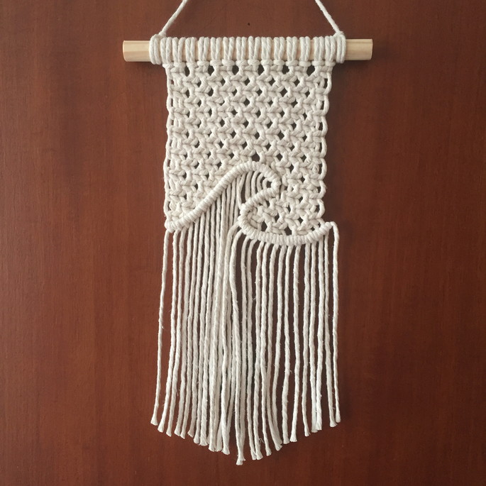 Imagem 1 - Flamula Onda Pipeline Macrame
