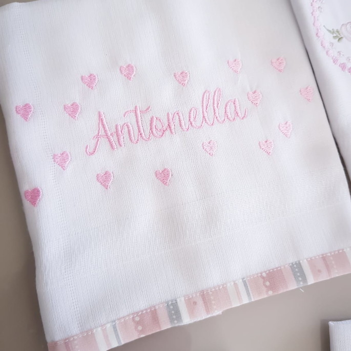 Imagem 2 - Fralda de Boca - Personalizada Menina