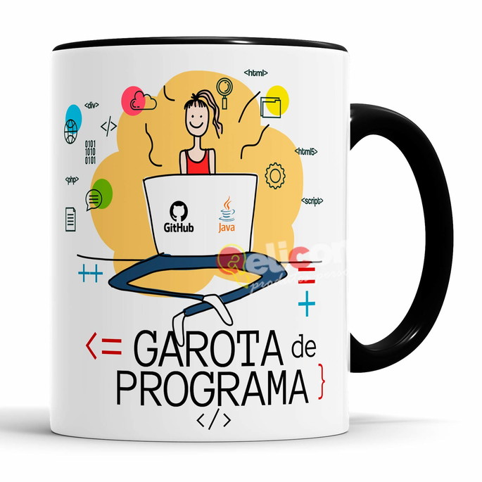 Imagem 2 - Caneca Garota de Programa com saquinho
