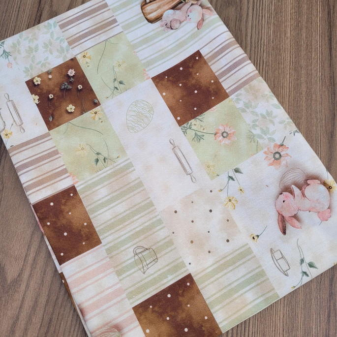 Imagem 1 - Tecido patchwork digital páscoa