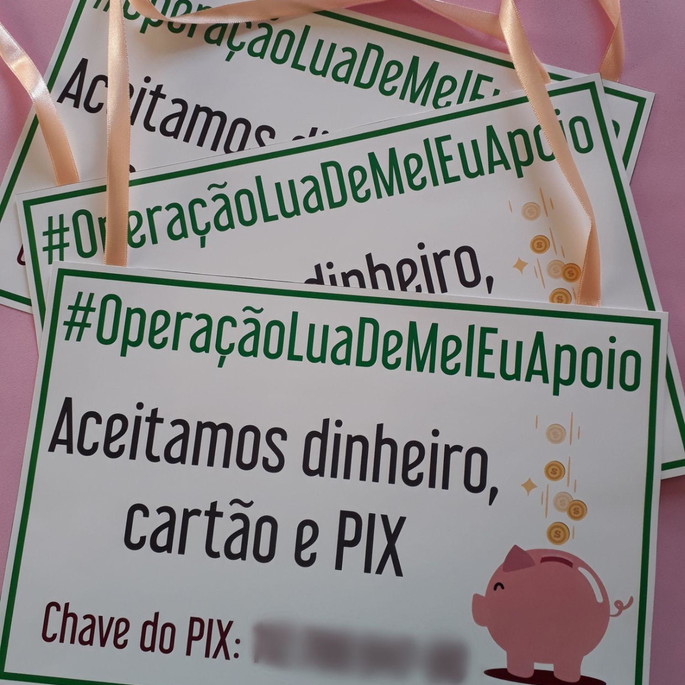 Imagem 2 - Plaquinha com orientações