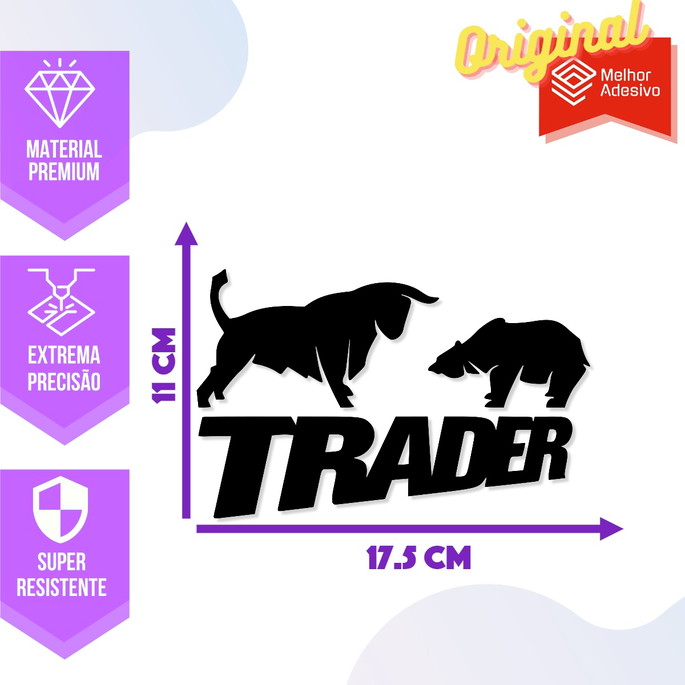 Imagem 2 - Adesivo de Notebook Trader de Ações e Criptomoedas