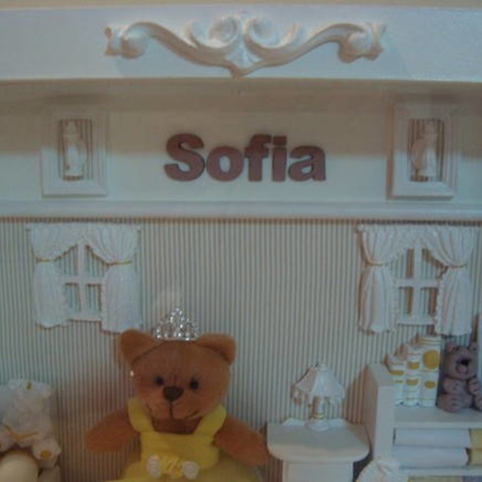 Imagem 2 - Enfeite de Porta de Maternidade Sofia