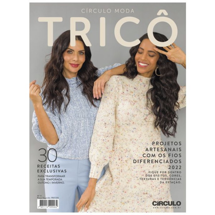 Imagem 1 - Revista Moda Tricô Círculo / 30 Peças De Tricô