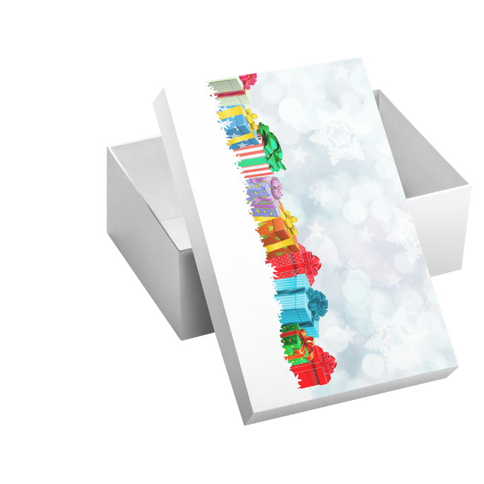 Imagem 2 - CAIXA RETANGULAR BRANCA PRESENTE