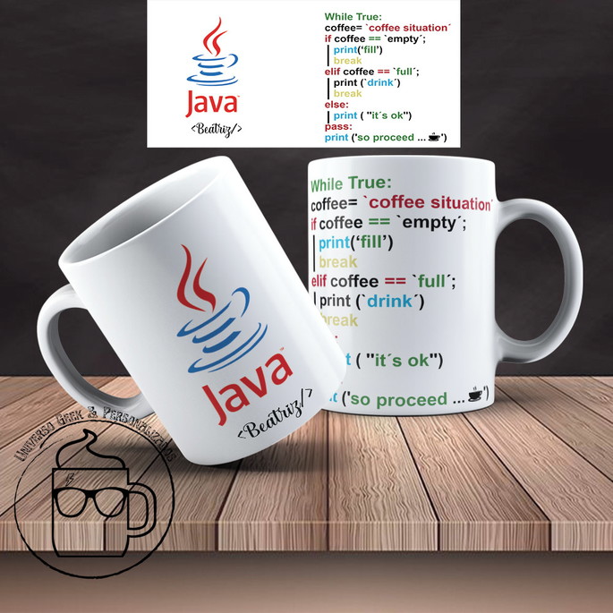 Imagem 1 - Caneca Programador Java