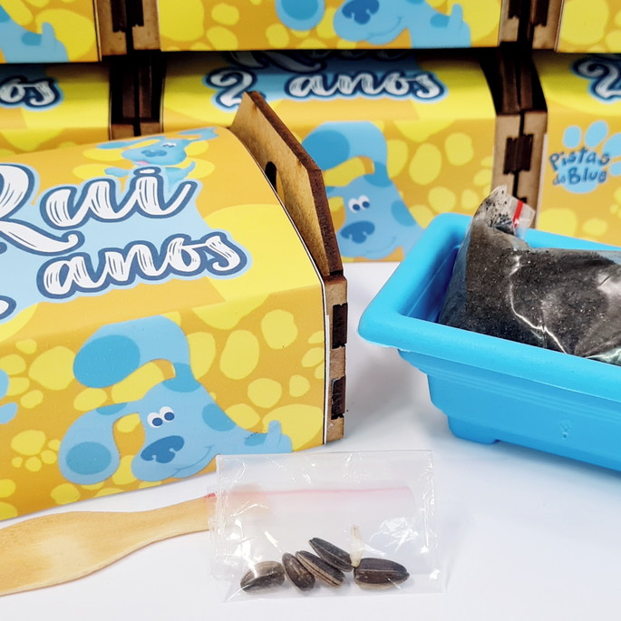 Imagem 1 - Lembrancinha Caixote 3 mm com Cinta Personalizada