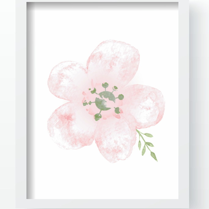 Imagem 4 - Quadro decorativo infantil quarto menina floral flores QDT78