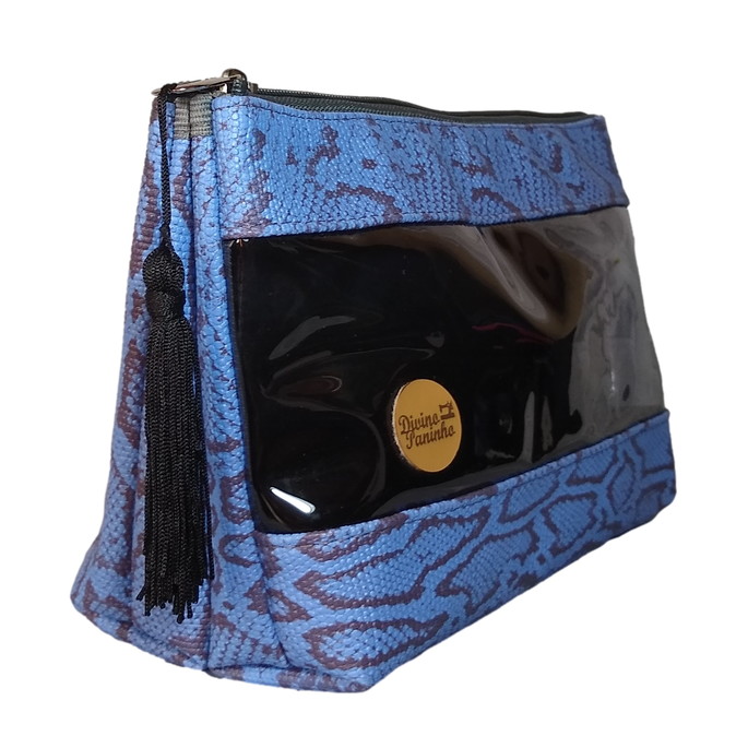 Imagem 3 - Necessaire Dupla com Visor Azul
