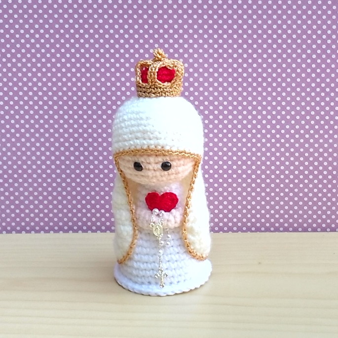 Imagem 3 - Nossa Senhora de Fátima Amigurumi