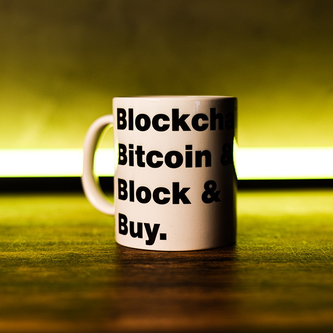 Imagem 2 - Caneca Cripto Blockchain Bitcoin Block Buy