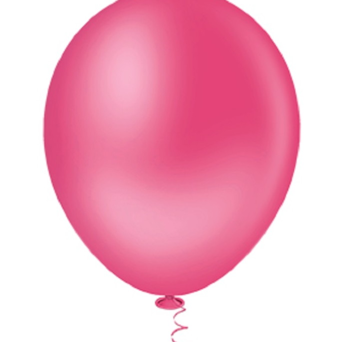 Imagem 1 - BALÃO REDONDO LISO 9 POLEGADAS PINK - 6 UNIDADES