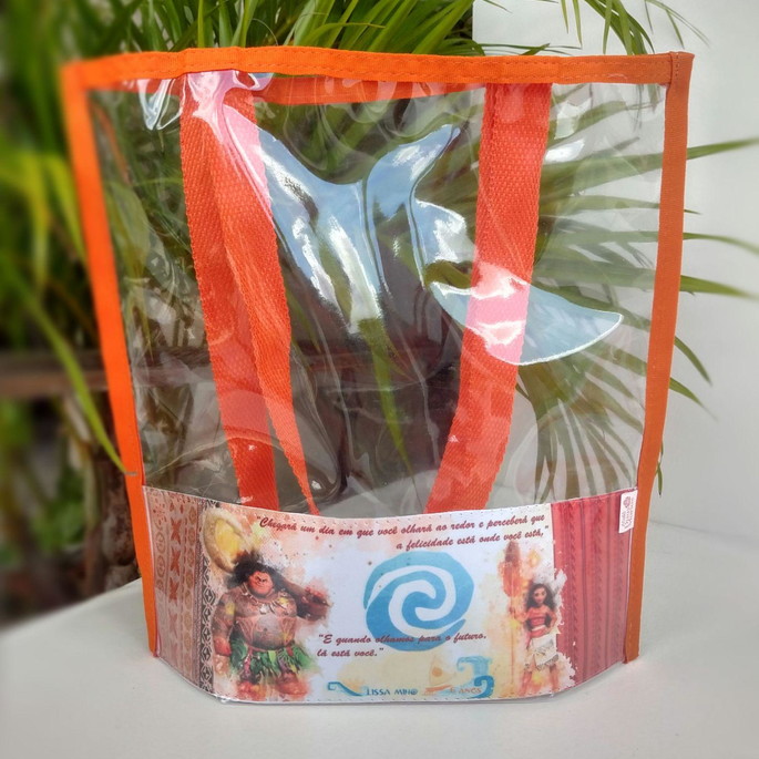 Imagem 2 - Bolsa Praia Piscina 30x30 Moana Personalizada