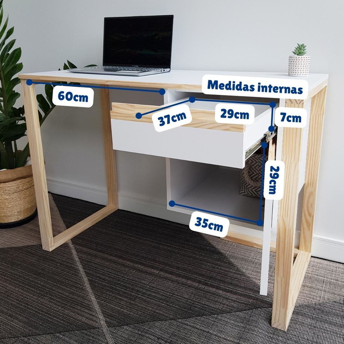 Imagem 5 - Mesa de Computador com Porta e Gaveta
