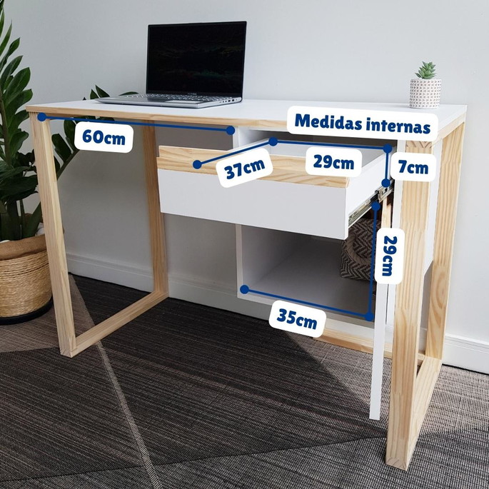 Imagem 4 - Mesa De Computador Com Porta E Gaveta