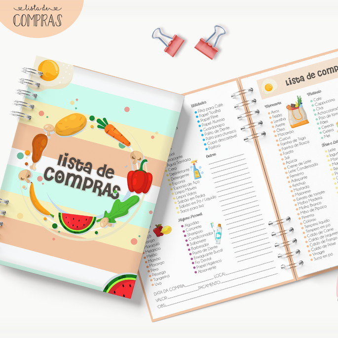 Imagem 2 - Caderno Lista de Compras A6