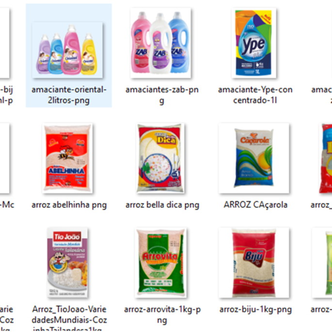 Imagem 1 - Pack de Fotos de Produtos de Supermercado