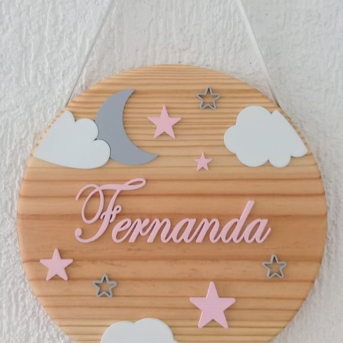 Imagem 2 - Quadro De Lua E Estrelas