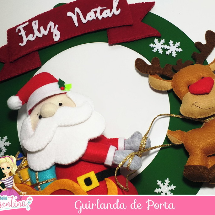 Imagem 1 - Guirlanda de Porta - Natal