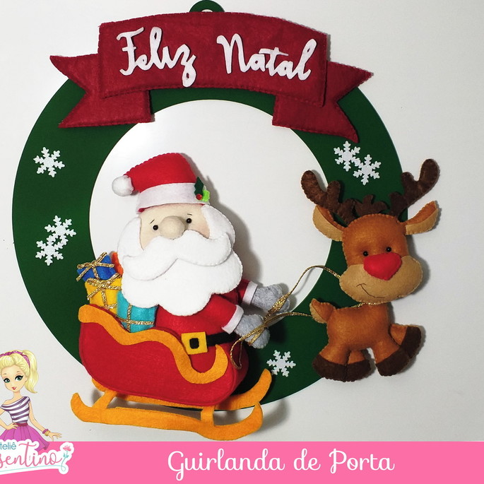 Imagem 2 - Guirlanda de Porta - Natal