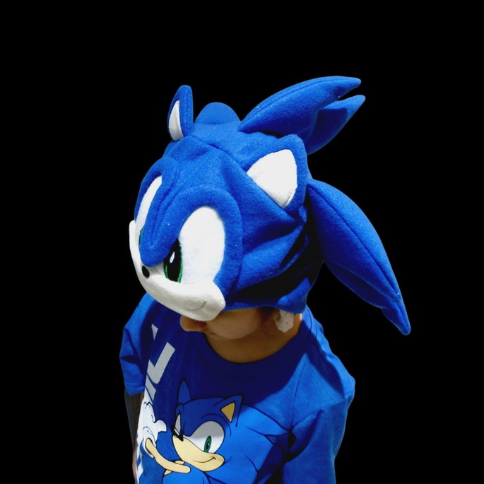 Imagem 2 - Touca Sonic Com Os Espinhos