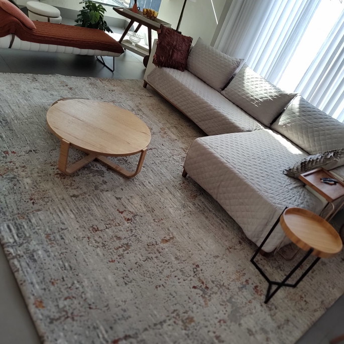 Imagem 2 - Protetor de Sofa com Chaise 2,20 Largura Total com Braço+3cp