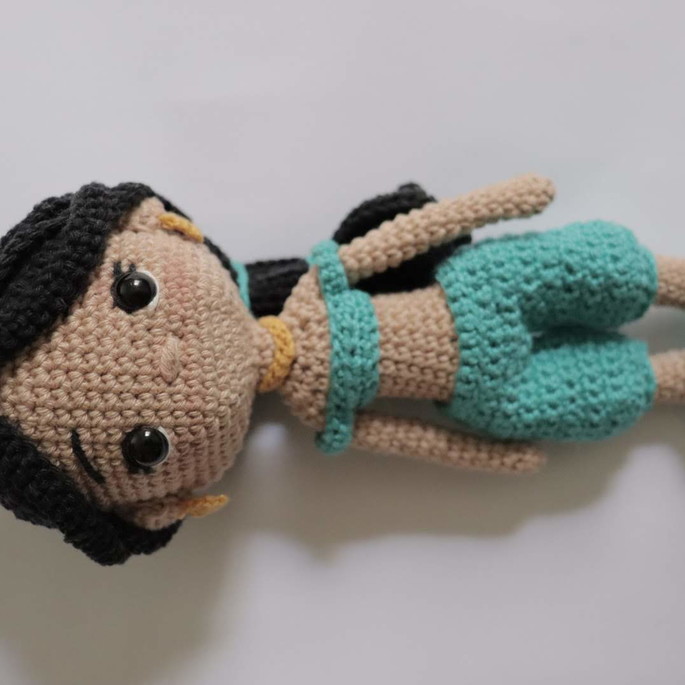 Imagem 2 - Boneca Jasmine Amigurumi