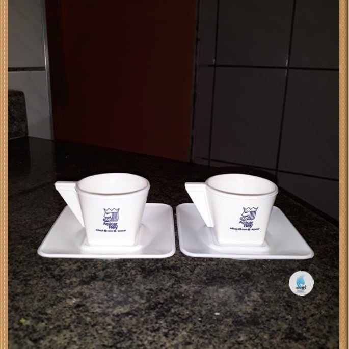 Imagem 2 - Xícara Pp com Pires 50ml com Serigrafia - Mod. 307