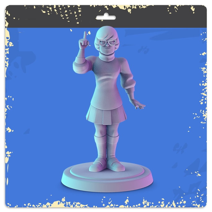 Imagem 1 - Miniatura Scooby Doo Rpg D&d - Velma Dinkley