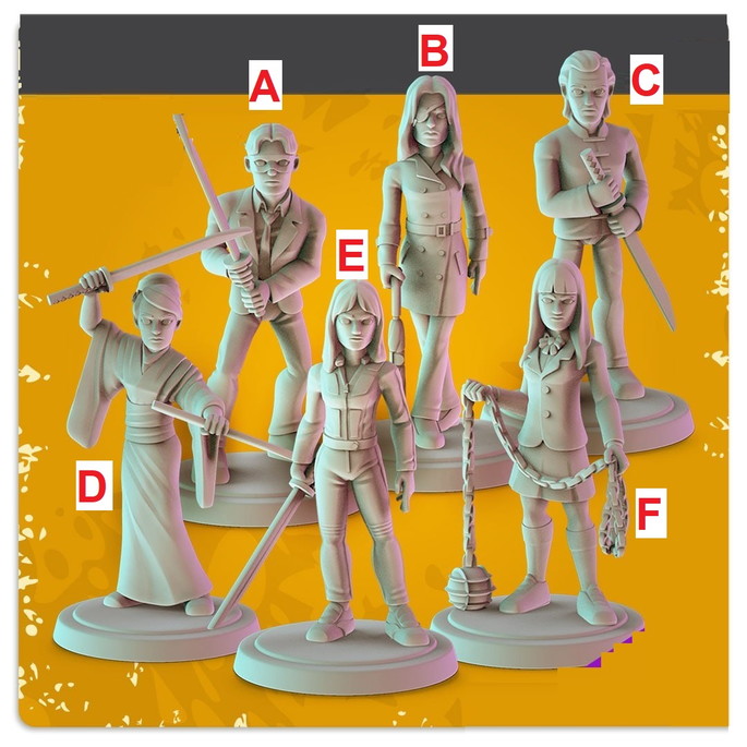 Imagem 1 - Miniatura Kill Bill Rpg D&d