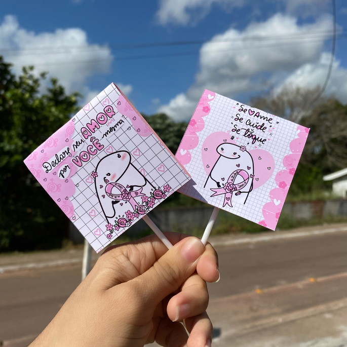 Imagem 2 - Pirulito- Outubro Rosa
